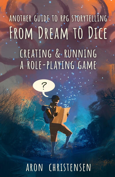 Image: Flat graphic of the From Dream to Dice cover